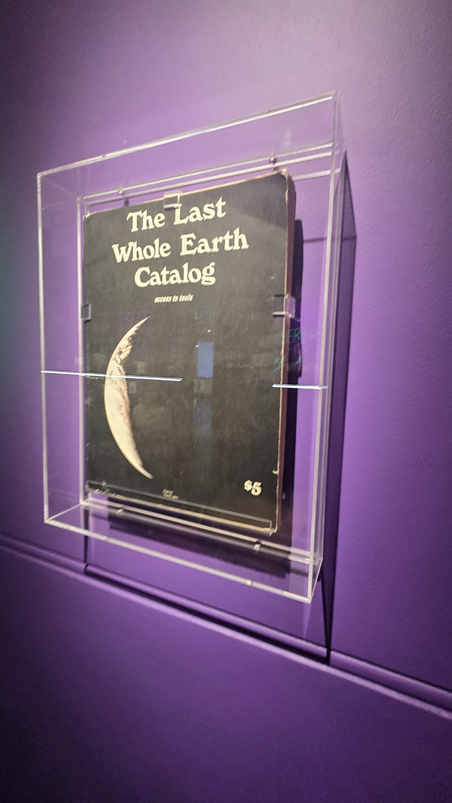 The Last Whole Earth Catalog on display at the National Communications Museum