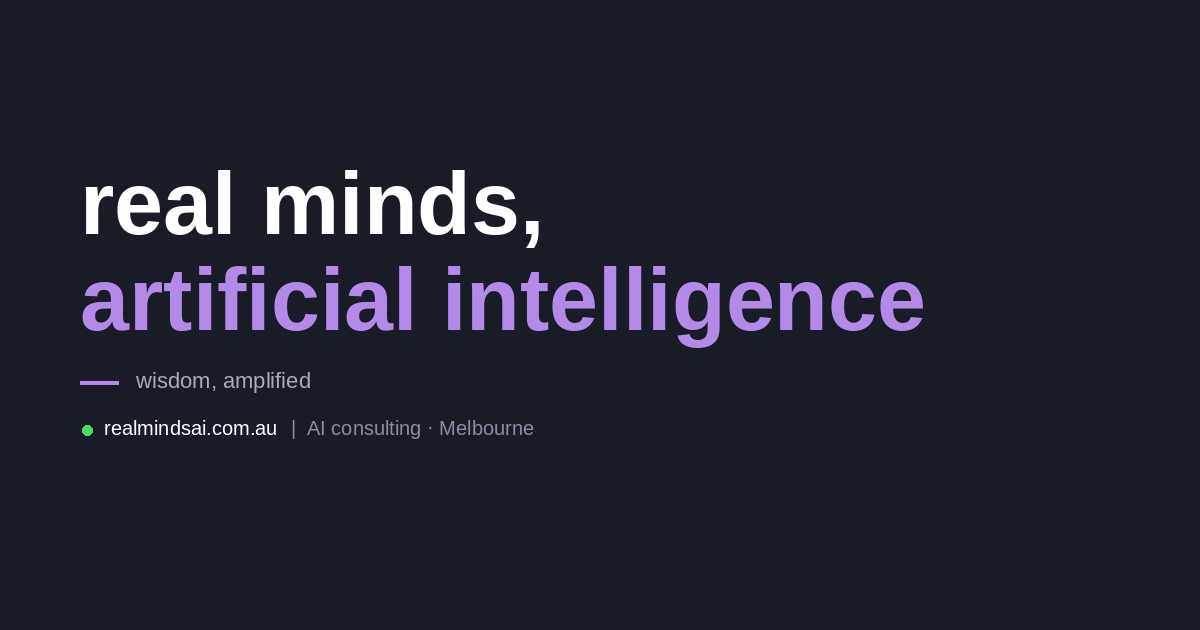AI training for researchers at RMIT University's School of Psychology &mdash; Real Minds AI case study