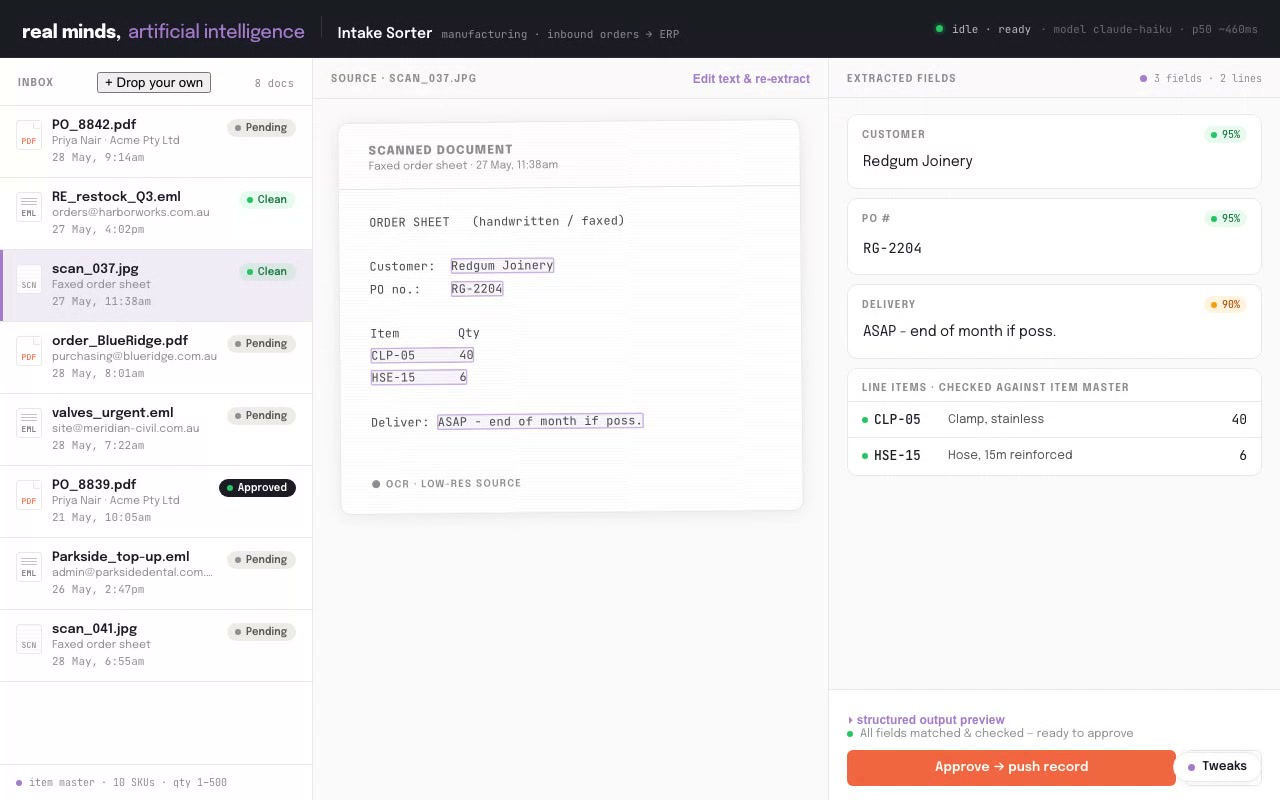 Enrolment Document Sorter - Education Administration AI application