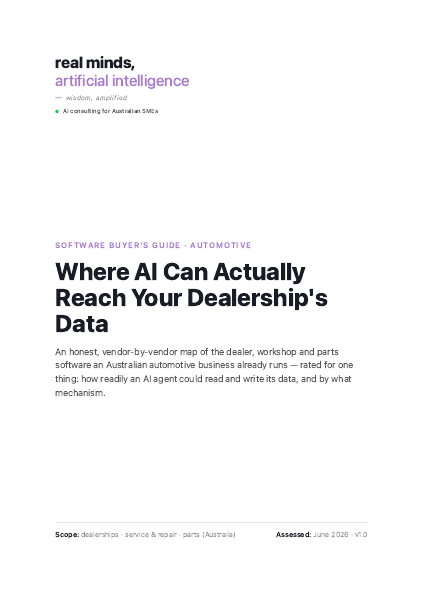 Automotive software buyer's guide cover