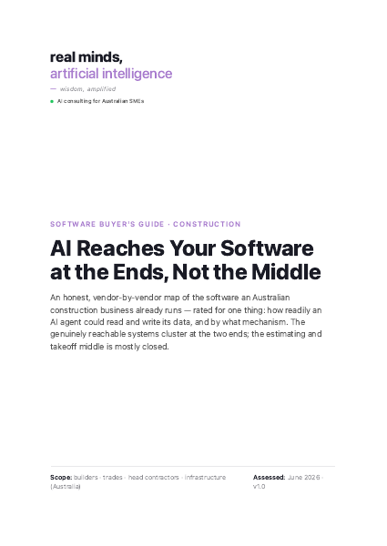 Construction software buyer's guide cover